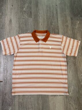 Texas Longhorns Performance Polo Shirt Russell Athletic Men’s XXL Activewear